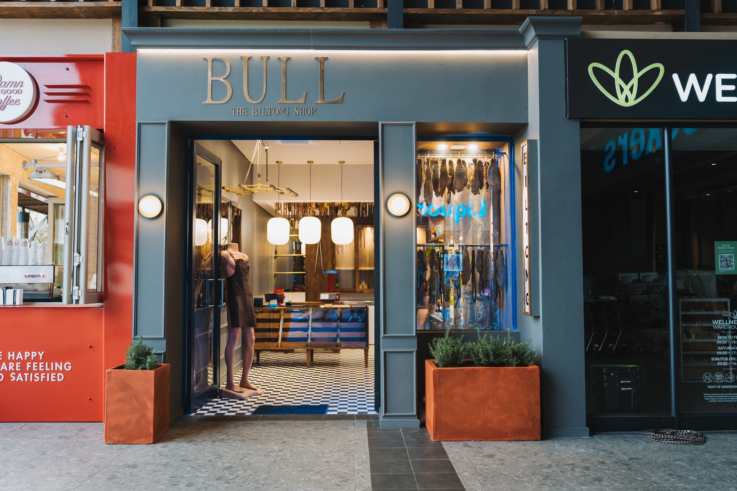 The BULL shopfront at Castle Gate, Pretoria East